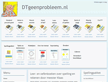 Tablet Screenshot of dtgeenprobleem.nl